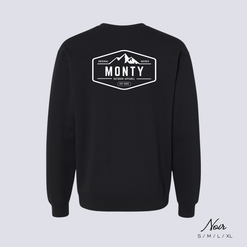 Crewneck MONTY - Noir