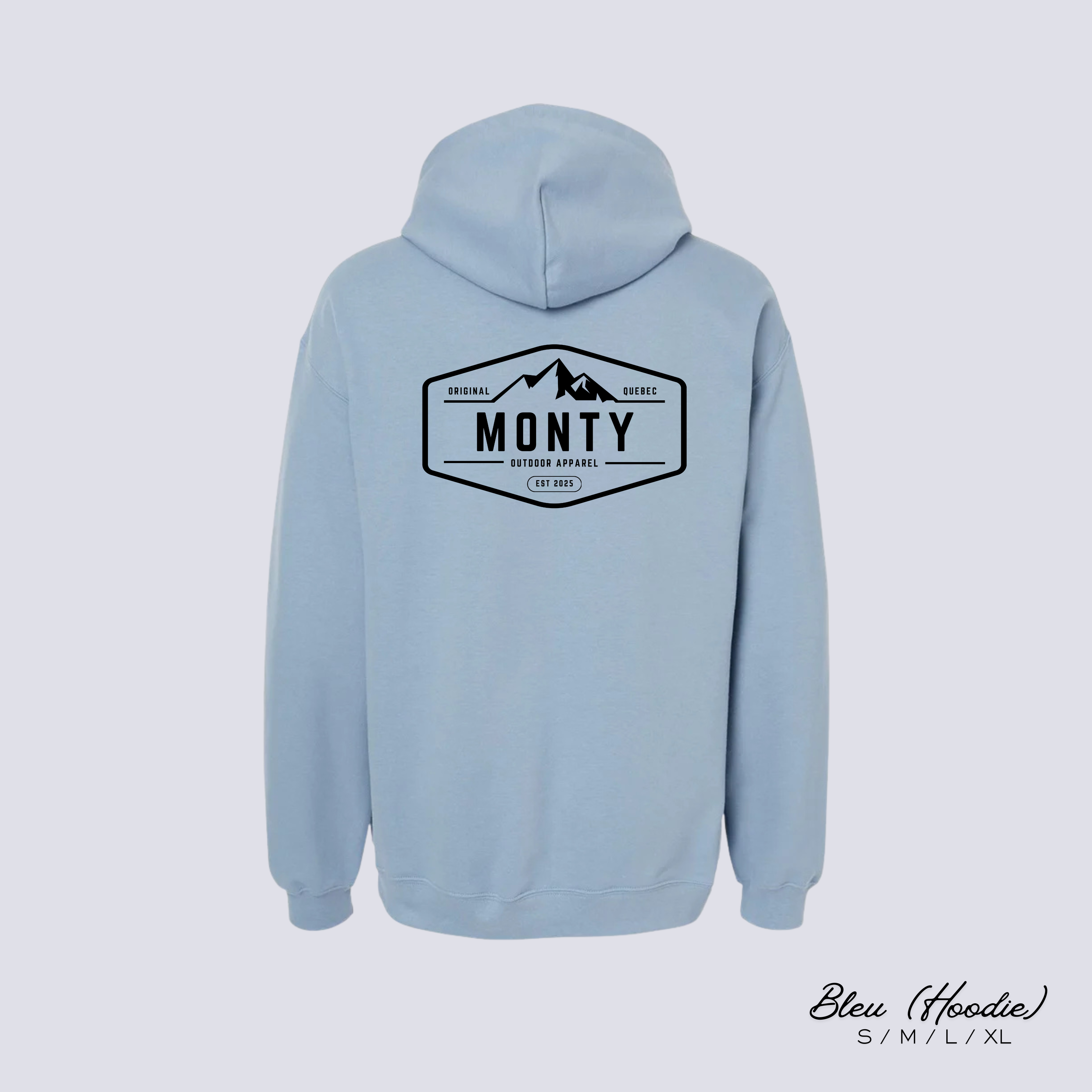 Hoodie MONTY - Bleu