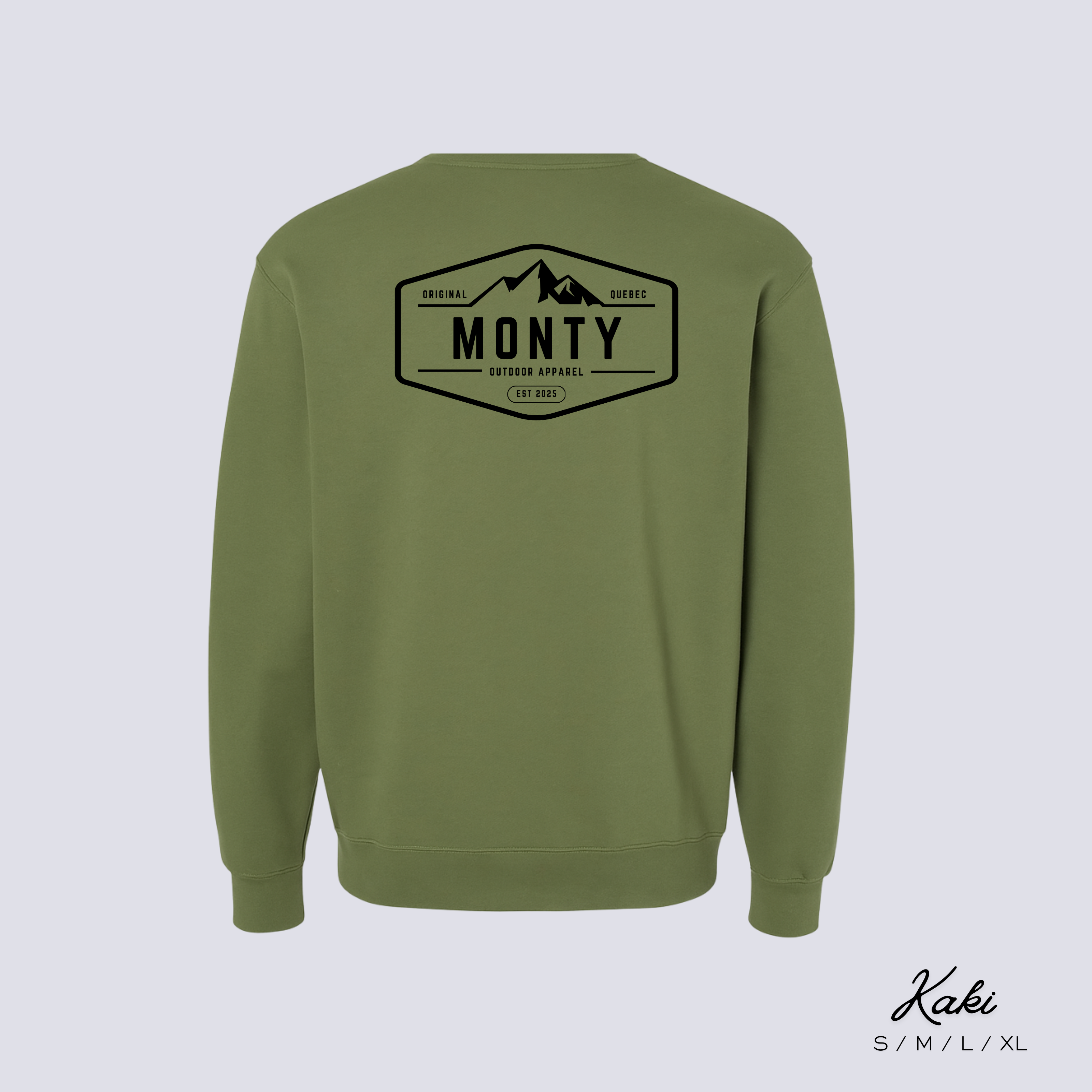 Crewneck MONTY - Kaki
