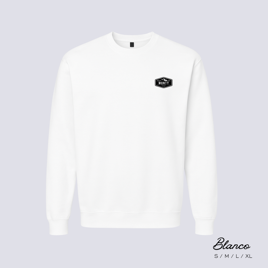 Crewneck MONTY - Blanco