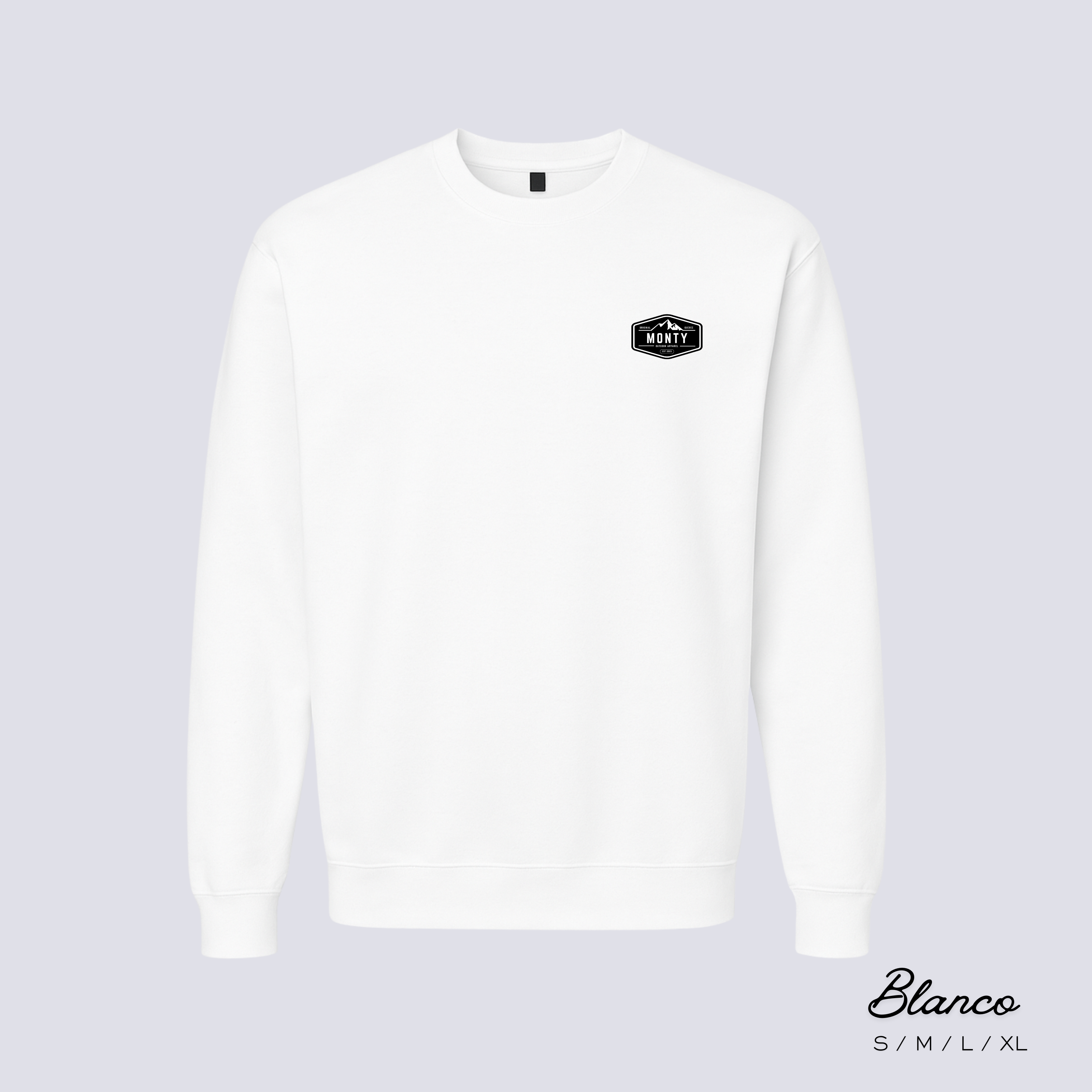 Crewneck MONTY - Blanco