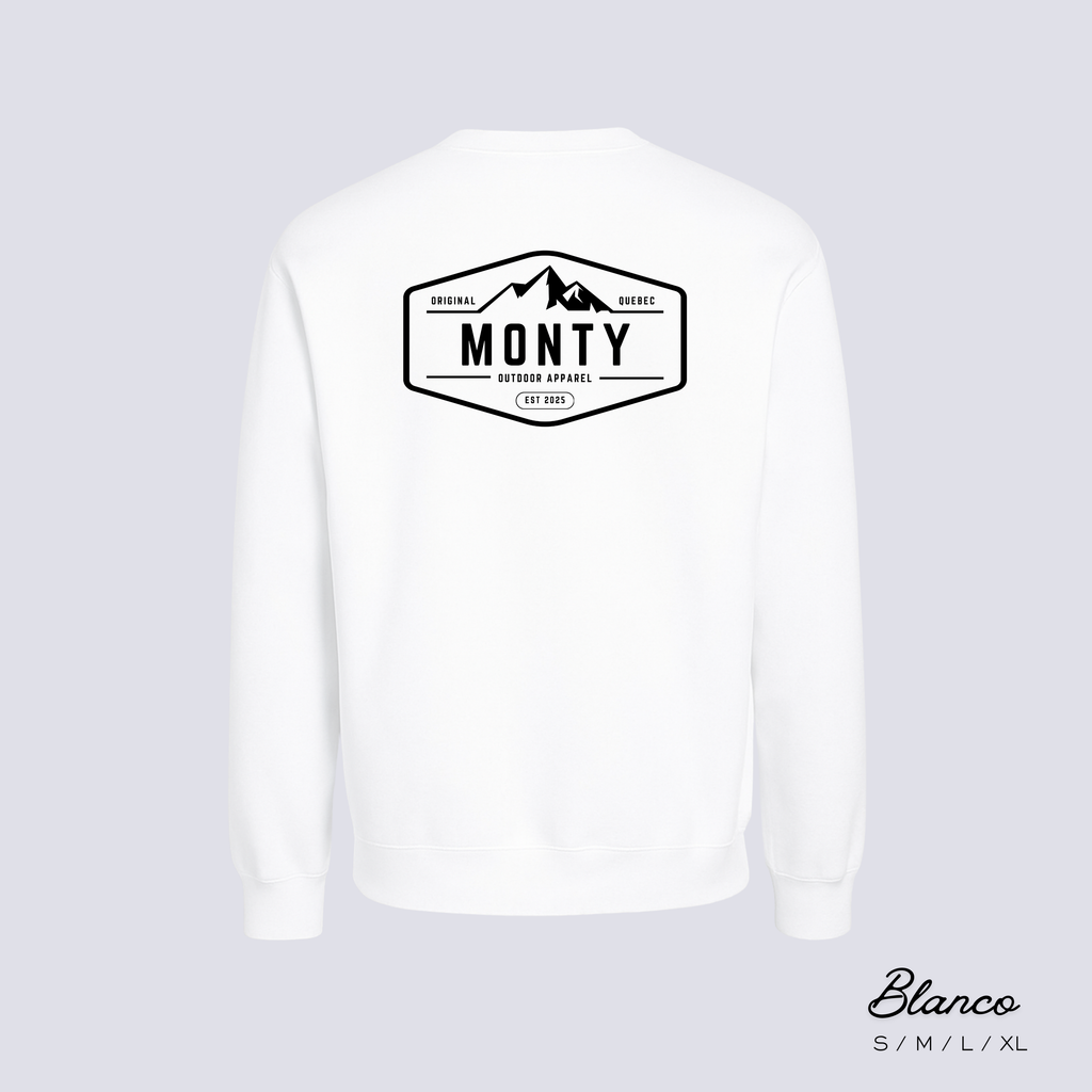 Crewneck MONTY - Blanco