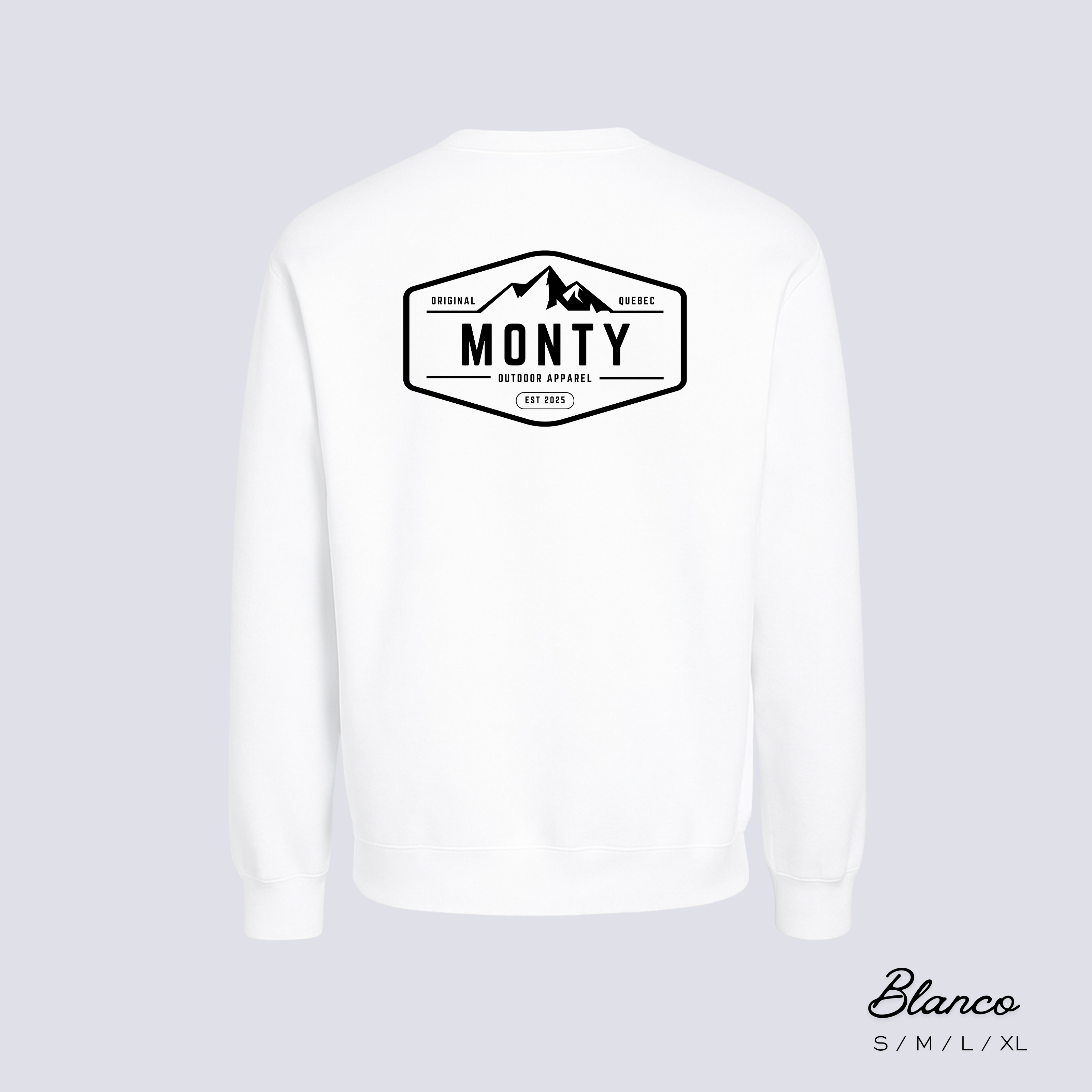 Crewneck MONTY - Blanco