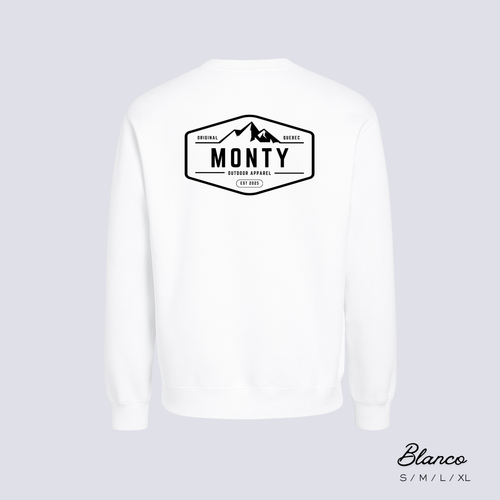 Crewneck MONTY - Blanco