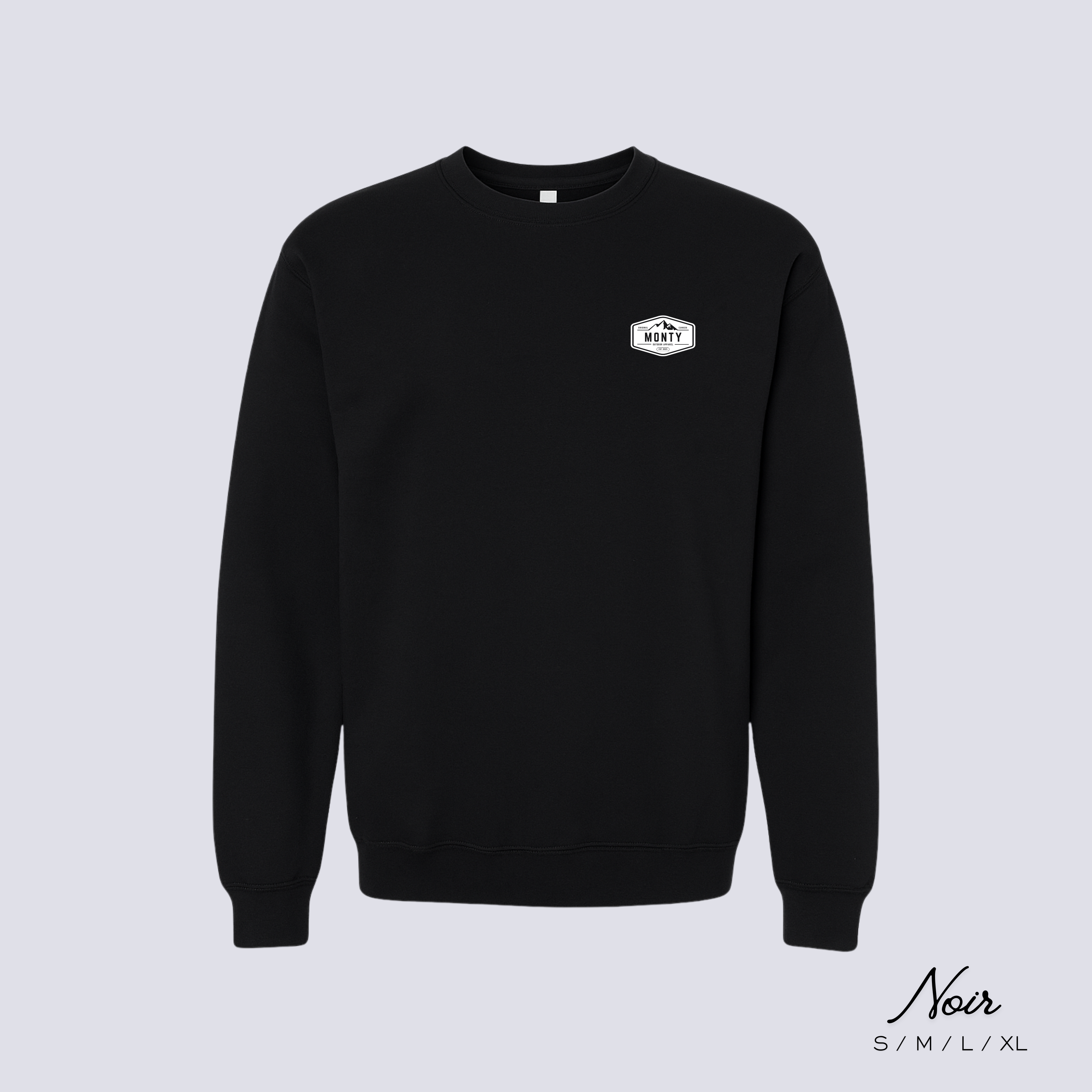 Crewneck MONTY - Noir